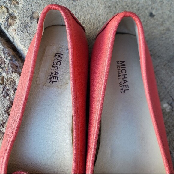 Michael Kors Hamilton Loafer Slip-On Moccasin Shoes Watermelon Women's Size 6M - Picture 2 of 11